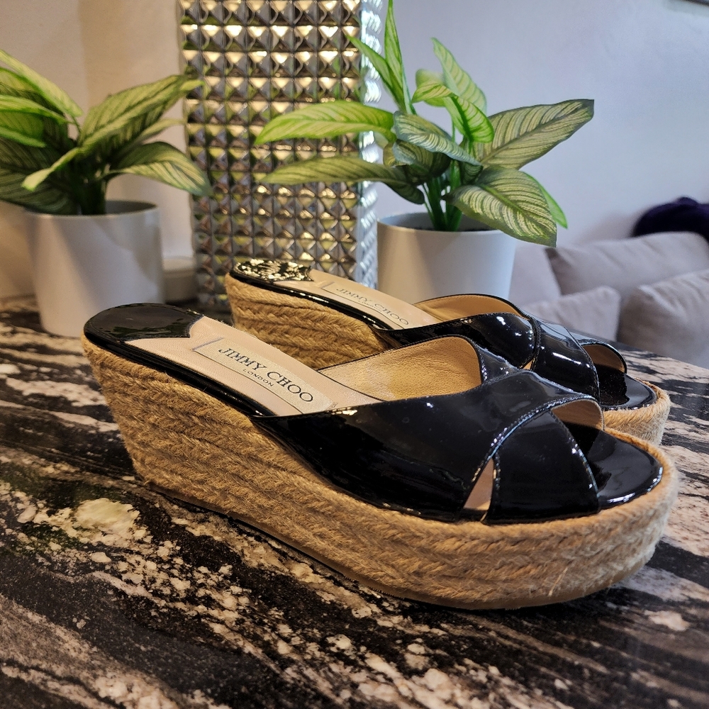 Jimmy Choo espadrille wedges